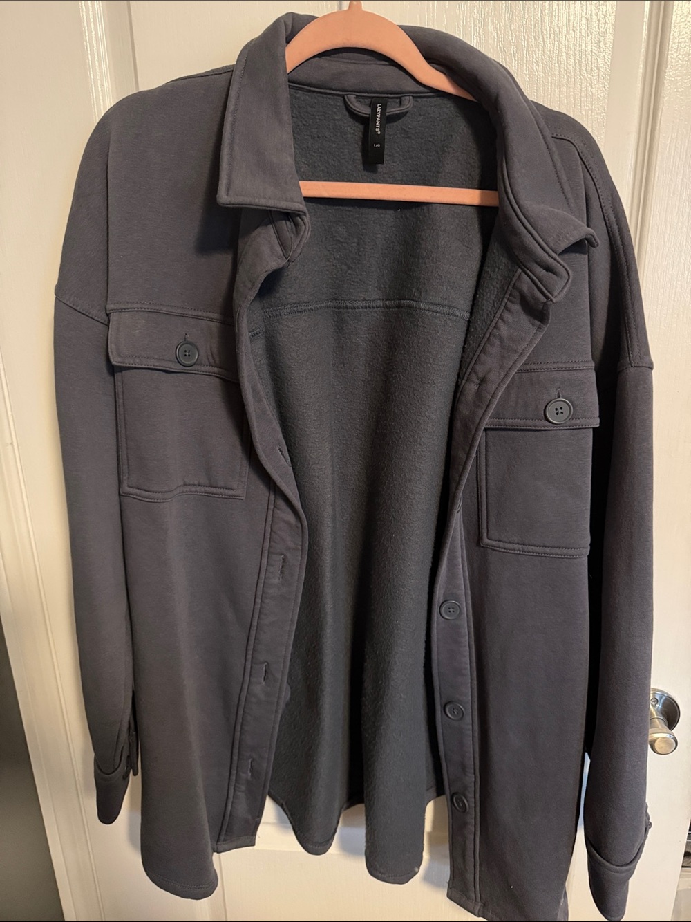 Lazy pants Charcoal Lightweight Shirt Jacket